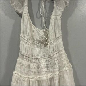 FREE PEOPLE WHITE MAXI BOHO DRESS